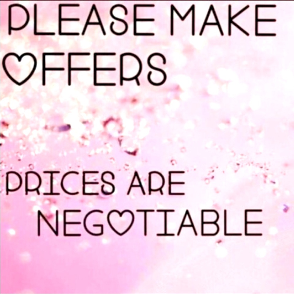 ALL REASONABLE OFFERS ACCEPTED